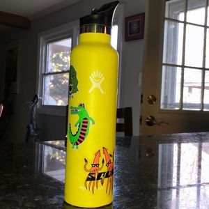 Used yellow hydro flask